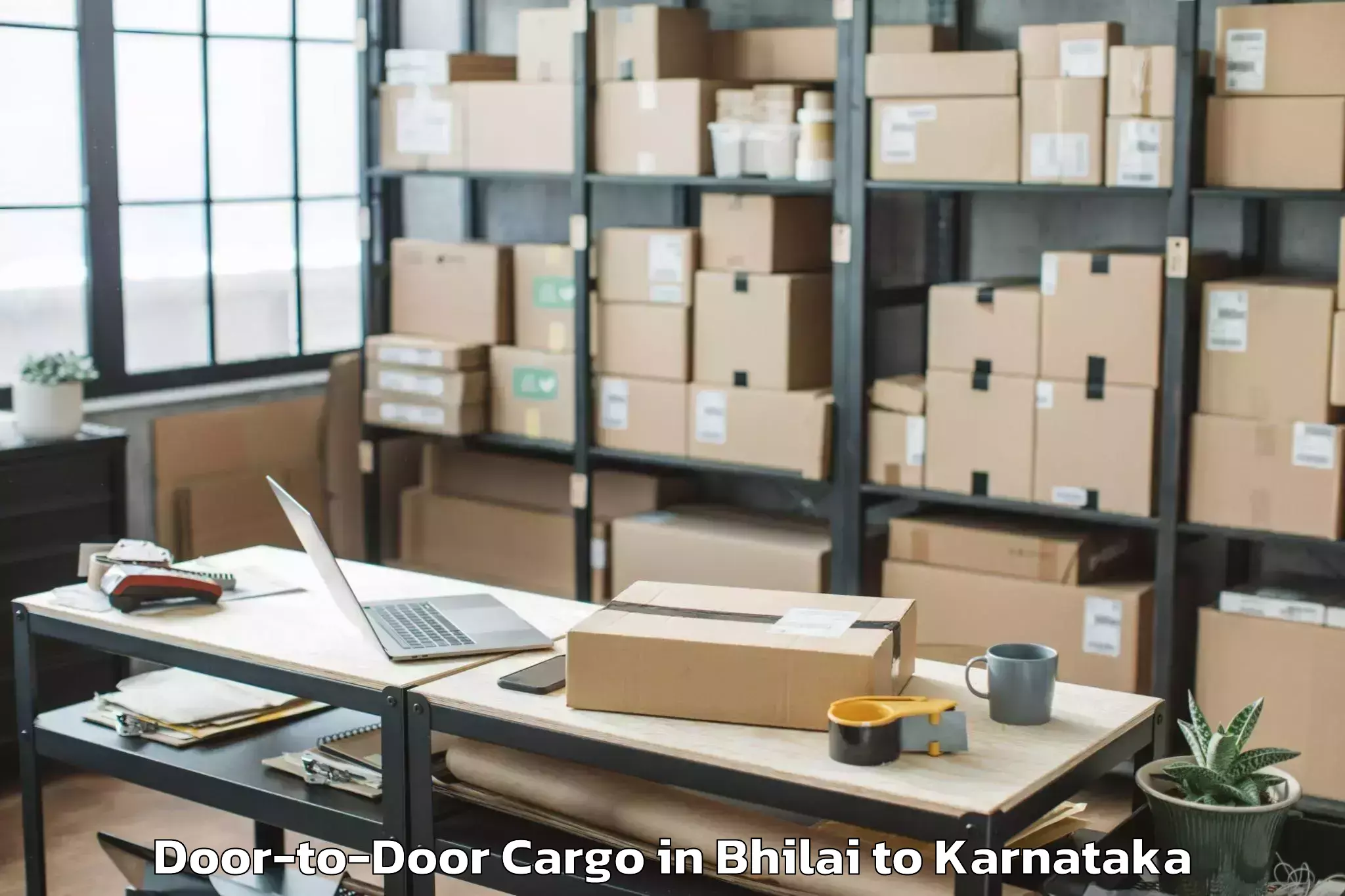 Reliable Bhilai to Ponnampet Door To Door Cargo